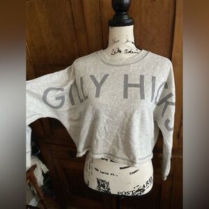 Gilly hicks by Hollister sweatshirt crop style grey  size woman’s s